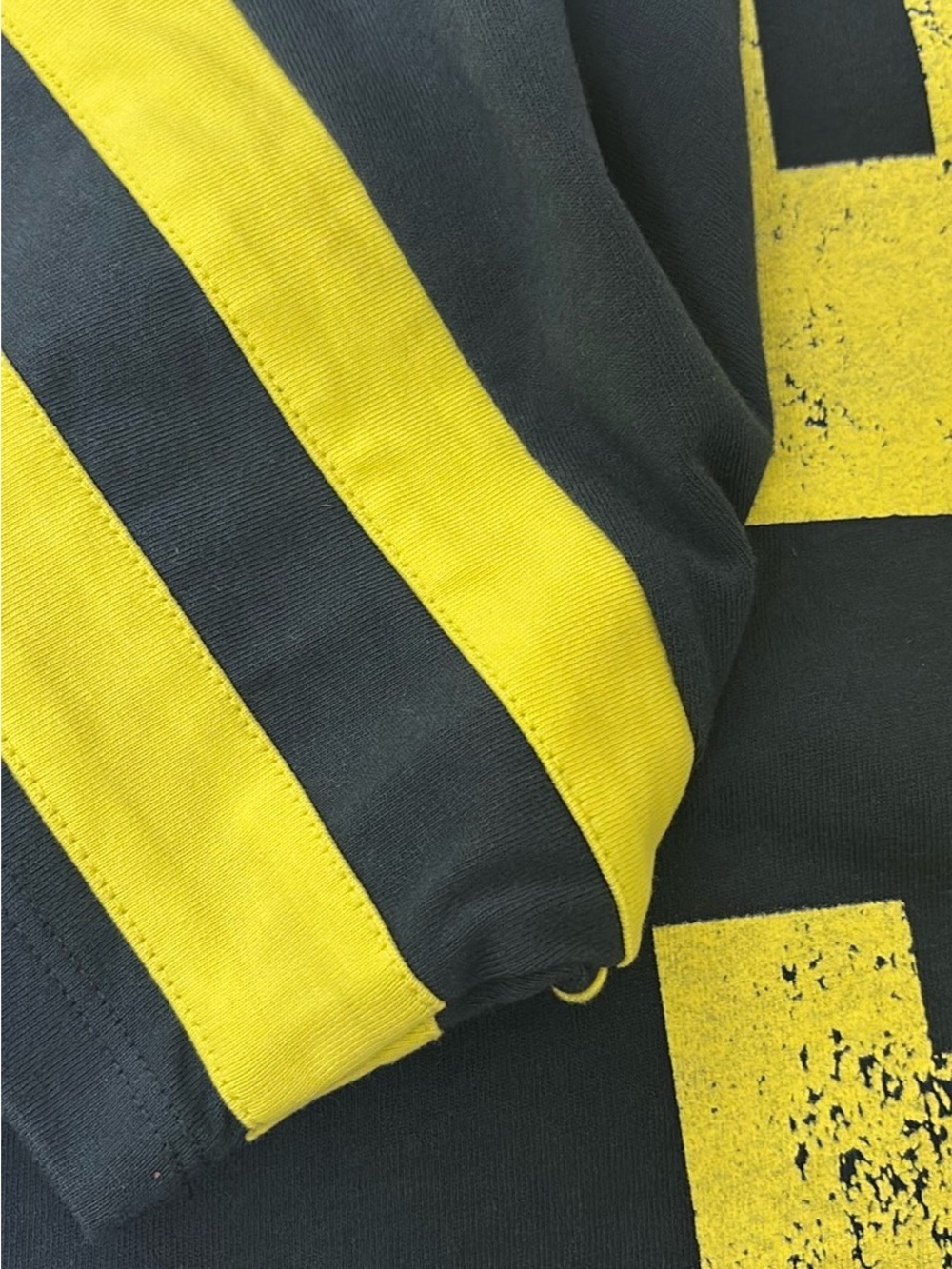 NWT Daily Practice 95 Graphic T-Shirt Midi Dress Navy/Yellow size Small